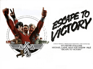 la locandina di fuga per la vittoria