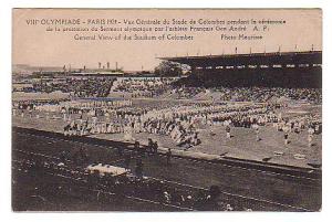 Lo stadio Colombes di Parigi costruito per i giochi olimpici del 1924