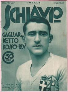 Schiavio sulla copertina di Cosmos