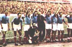 gli azzurri vittoriosi contro l'Austria