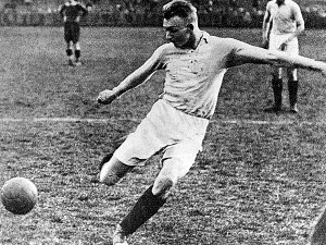 Mathias Sindelar in azione